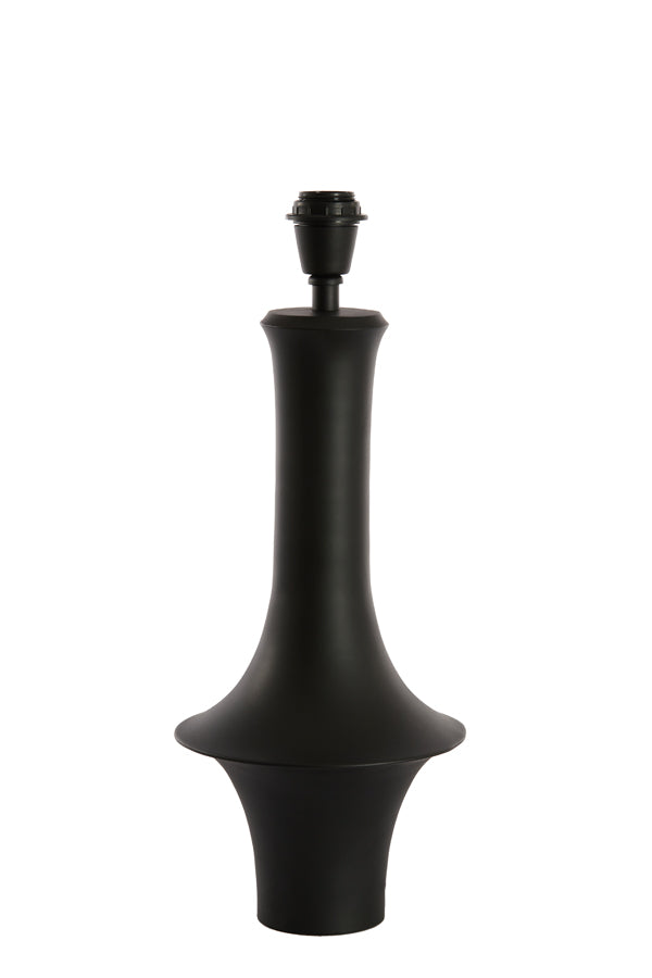 Elegant Matte Black Lamp Base Ø27x61 cm