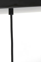 Contemporary 10-Light Pendant in Matte Black with Smoked Glass Orbs