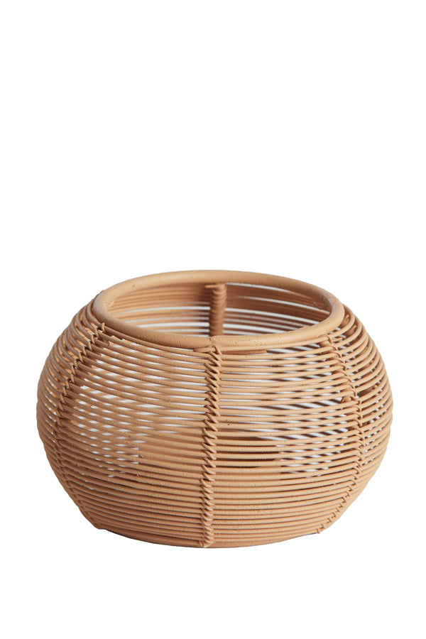 Peach Matte Tealight Holder Ø11x7 cm Biano Design