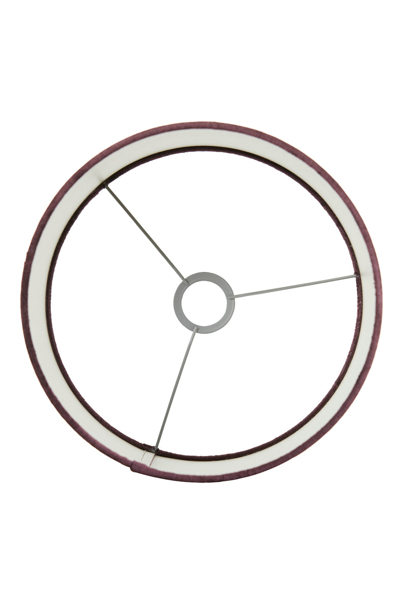 Elegant Eggplant Gemstone Cylinder Shade 20-20-15 cm