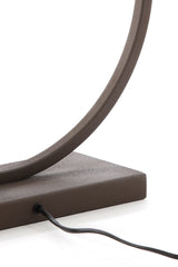 Elegant Liva Brown Lamp Base - 40x12.5x52 cm