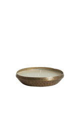 Antique Gold Candle Holder Plate Ø20x4.5 cm Abba Design