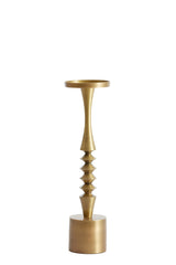 Antique Bronze Elegance: Mistry Candle Holder (Ø11x40 cm)