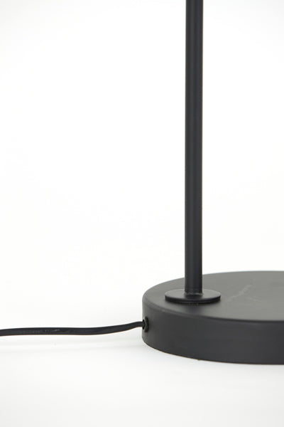 Elegant Alvaro Table Lamp - Antique Bronze & Matte Black Finish (27x20x61 cm)