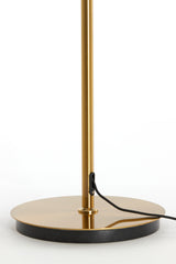 Golden Glow Twin-Glass Floor Lamp, 155 cm