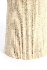 Elegant Cream Jute Table Lamp (21.5x54.5 cm)