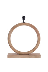 Natural Nubia Wooden Lamp Base 51x13x54 cm, Matte Finish