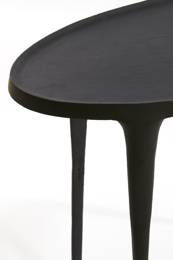 Matte Black Arica Console Table 110x43x80 cm