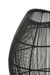 Sleek Yumi Black Table Lamp, 28x37 cm