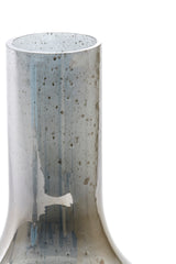 Smoked Stone Finish Glass Vase Ø25x40 cm Leanna