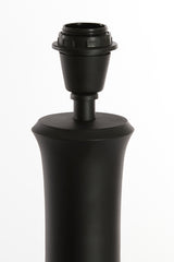 Elegant Matte Black Lamp Base Ø27x61 cm
