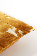 Huslia Ocher Yellow Accent Cushion 45x45 cm