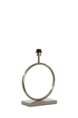 Nickel Satin Liva Lamp Base, 30x13x37 cm