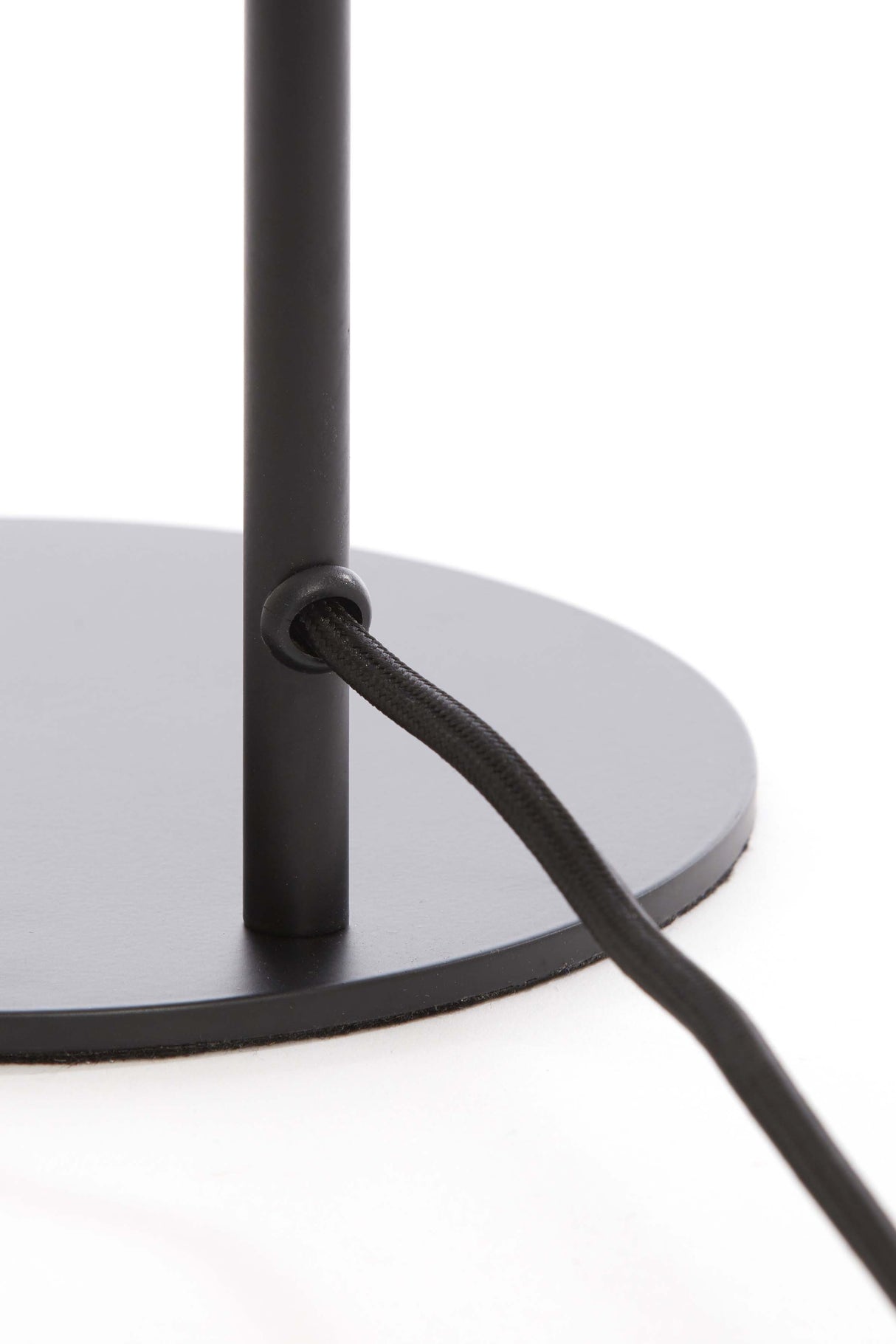 Elegant Solna Black Table Lamp with Smoked Glass, 31x22x50 cm, E14 Socket