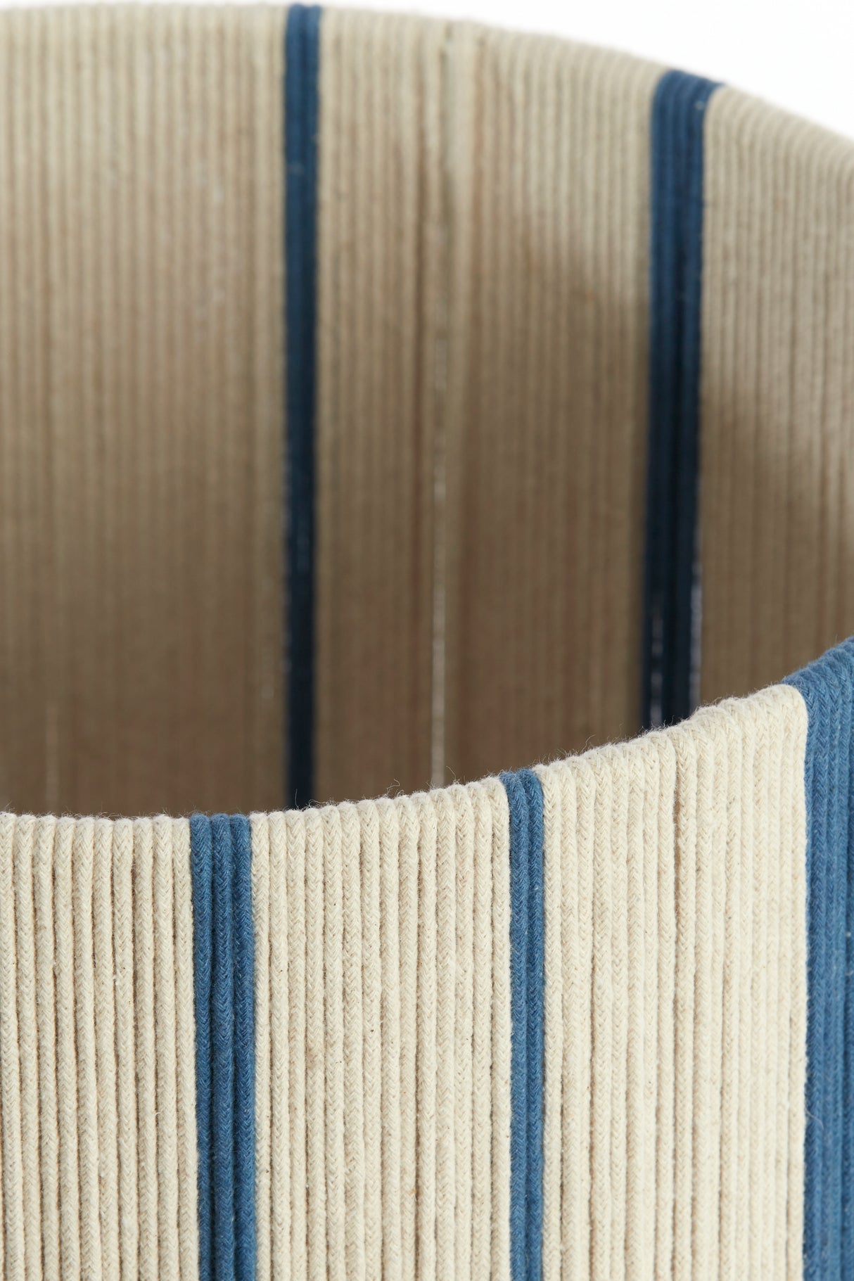 Cream and Blue Medan Shade Cylinder 30-30-40 cm