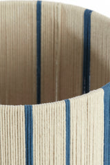 Cream and Blue Medan Shade Cylinder 30-30-40 cm