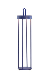 Contemporary LED Table Lamp in Cobalt Blue Design - 13 x 50 cm