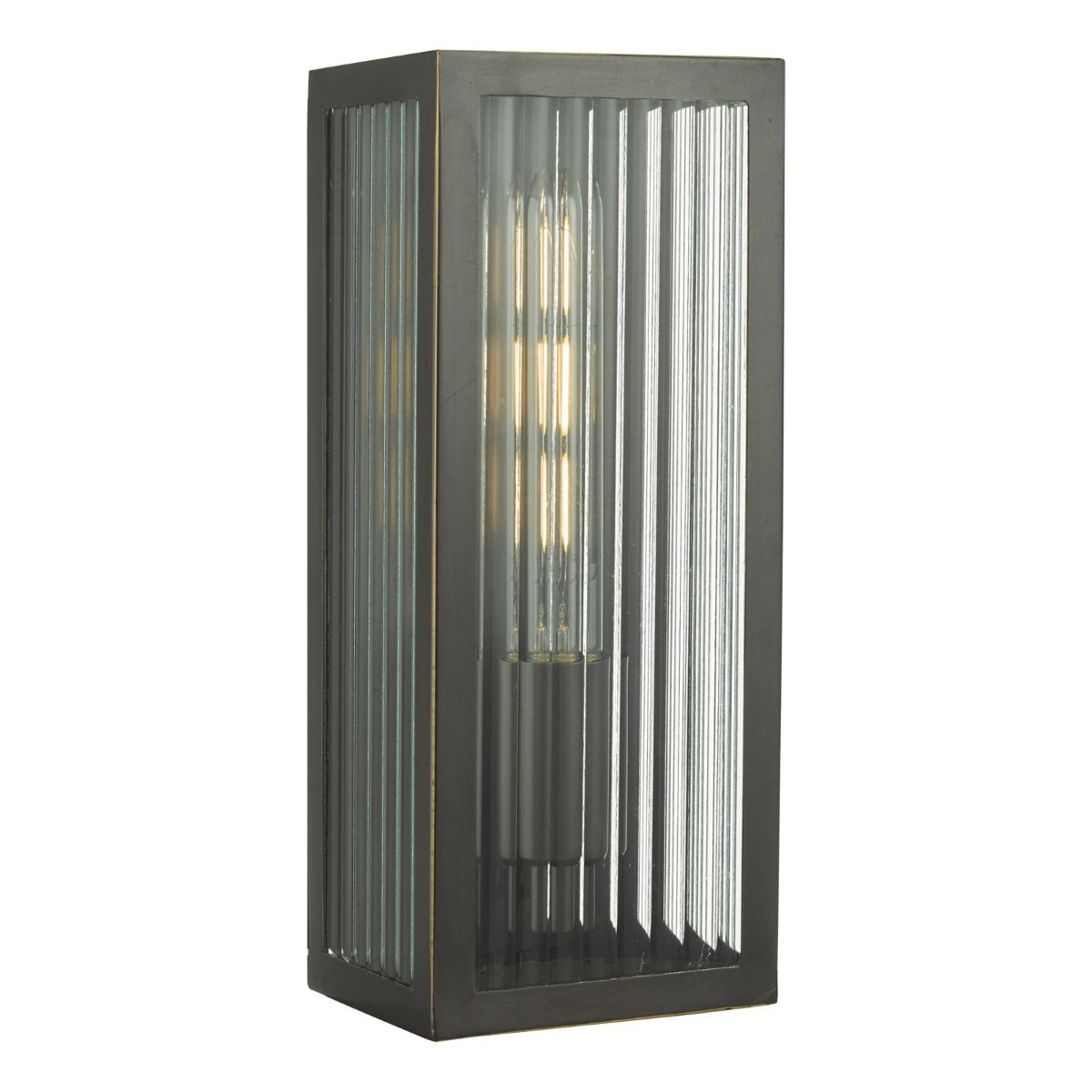 Keegan Outdoor Wall Light Rubbed Bronze IP44 Small