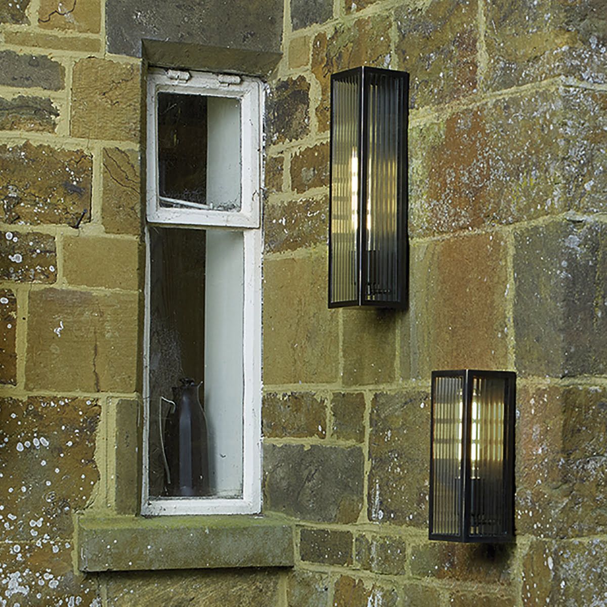 Keegan Outdoor Wall Light Rubbed Bronze IP44 Small