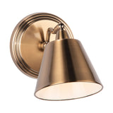 Kempten Single Wall Spotlight Antique Brass