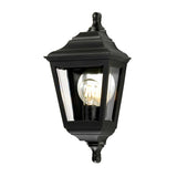 Kerry Coastal Black Flush Mount Lantern