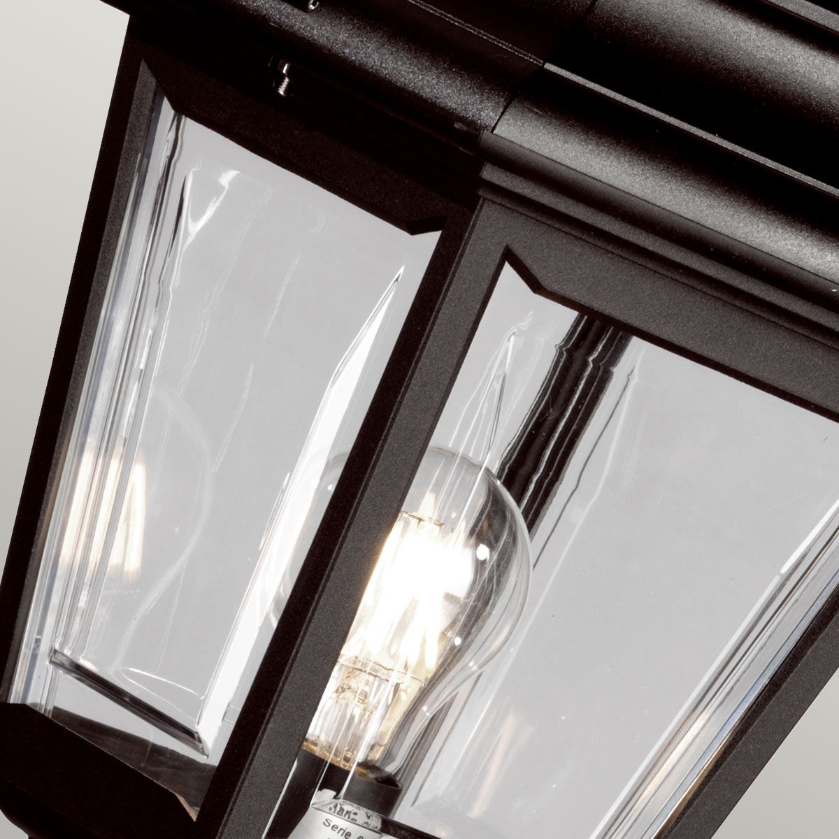 Black Polymer Coastal Lantern - Kerry Collection