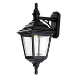 Sleek Black Coastal Wall Lantern