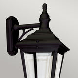 Sleek Black Coastal Wall Lantern