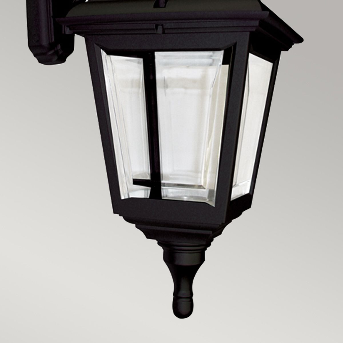 Sleek Black Coastal Wall Lantern