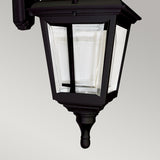 Sleek Black Coastal Wall Lantern