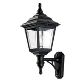 Sleek Black Coastal Wall Lantern