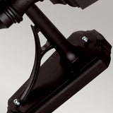 Sleek Black Coastal Wall Lantern