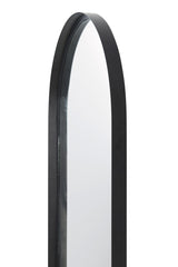 Contemporary Mirror 70x5x180 cm in Matte Black Finish