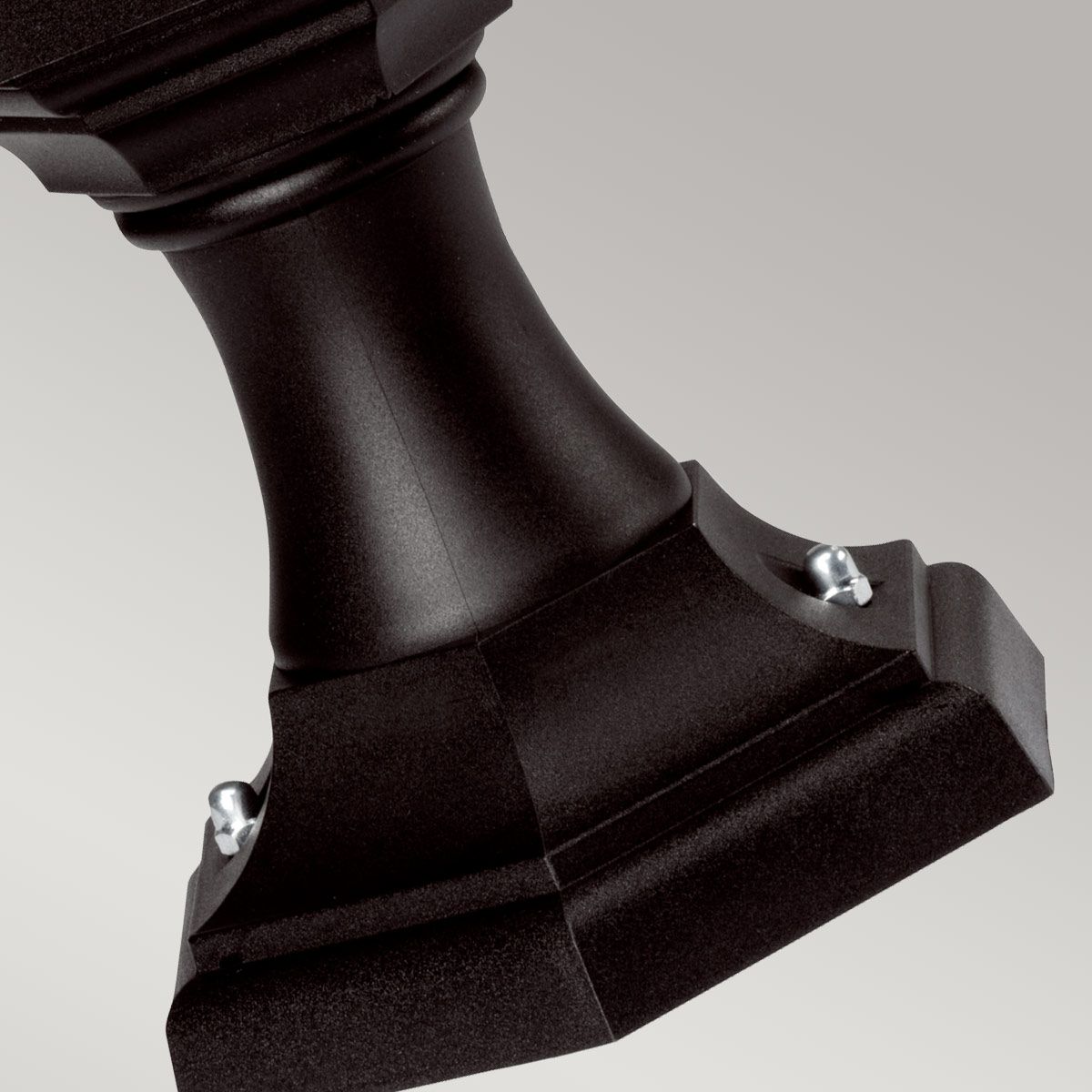 Kinsale Coastal Pedestal Lantern - Black Finish