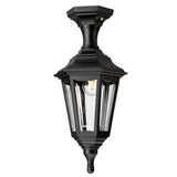 Kinsale Coastal Pedestal Lantern - Black Finish