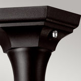 Kinsale Coastal Pedestal Lantern - Black Finish