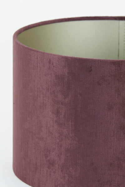 Elegant Eggplant Gemstone Cylinder Shade 20-20-15 cm