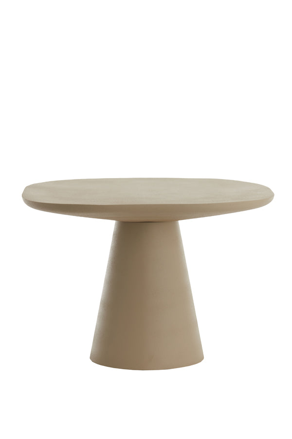 Modern Taupe Side Table 60x60x41 cm - Abala Collection