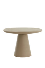 Modern Taupe Side Table 60x60x41 cm - Abala Collection