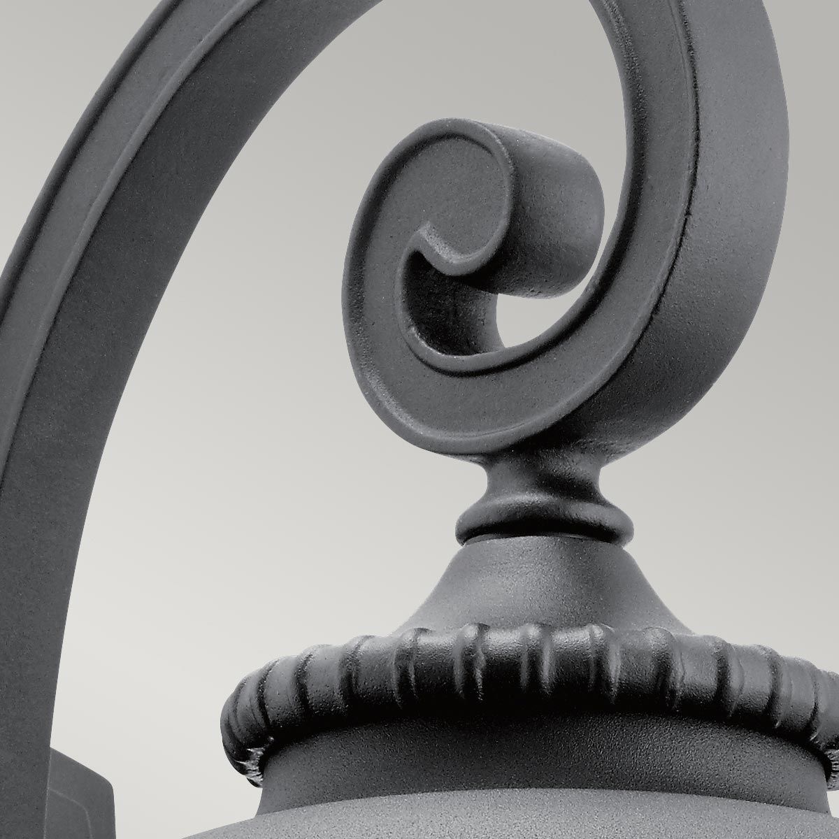 Admirals Cove Outdoor Vintage Wall Lantern in Textured Black