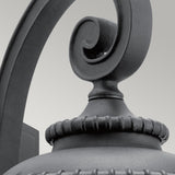 Admirals Cove Outdoor Wall Lantern in Textured Black Finish