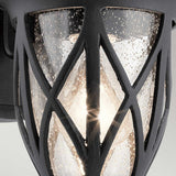 Admirals Cove Textured Black Outdoor Wall Lantern
