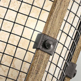 Ahrendale Vintage Gothic Anvil Iron and Wood Sconce Light