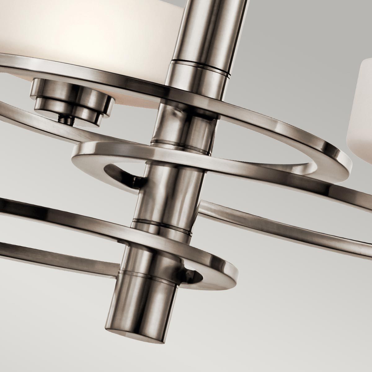 Aleeka Celestial Orbit Modern Nickel Chandelier