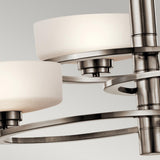 Aleeka Celestial Orbit Modern Nickel Chandelier