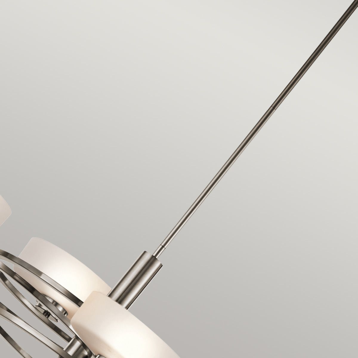 Aleeka Celestial Orbit 5-Globe Nickel Chandelier