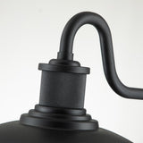 Elegant Allenbury Exterior Wall Lantern in Textured Black Finish