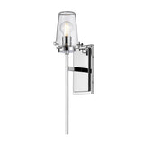 Sleek Alton Chrome Wall Light with Industrial Charm