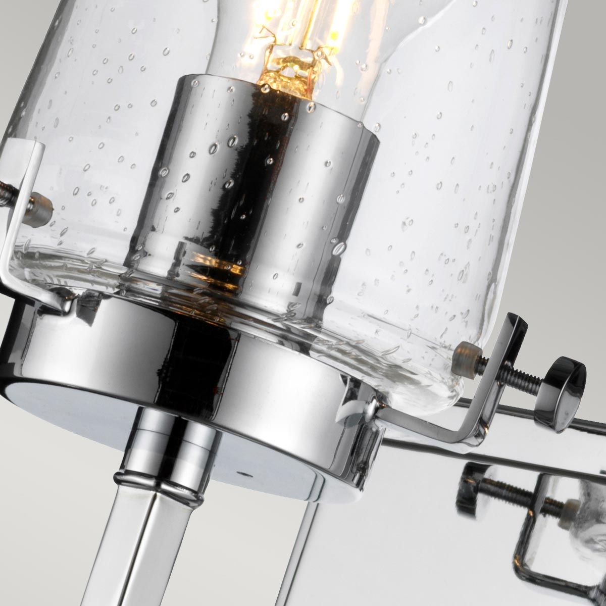Sleek Alton Chrome Wall Light with Industrial Charm