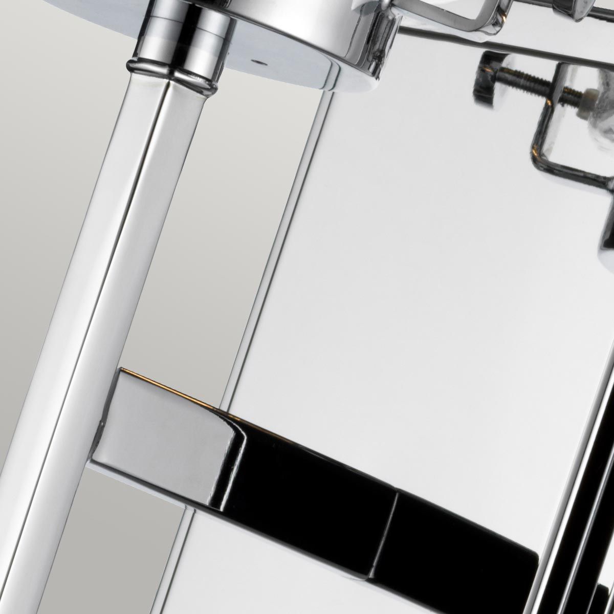 Sleek Alton Chrome Wall Light with Industrial Charm
